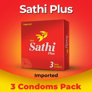 Sathi Plus Delay Condom (Pack of 3)